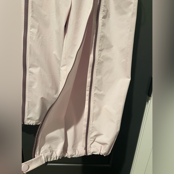 Athleta Stay Fly Pink and Mauve Zipper Nylon Track Pant Size Medium Gently Worn - Picture 6 of 10